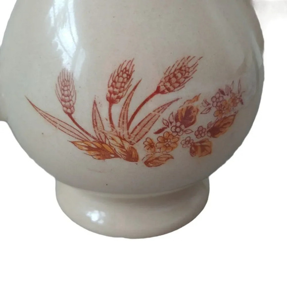 Vintage 3 Tone Brown Glazed  Teapot, Wheat Harvest - Picture 6 of 8